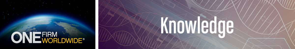 Header Banner: Knowledge page. Text - "Knowledge"